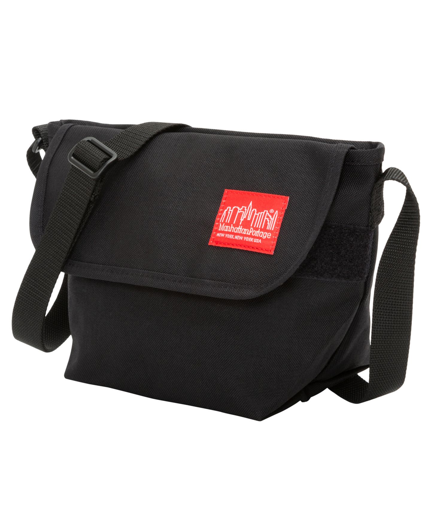 Женская сумка Manhattan Portage XXS Nylon Messenger, цвет: Чёрный — фото 1