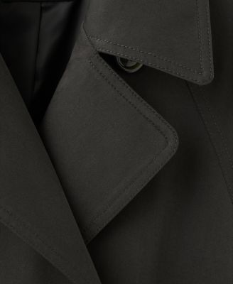 Women's Long Double-Breasted Trench Coat