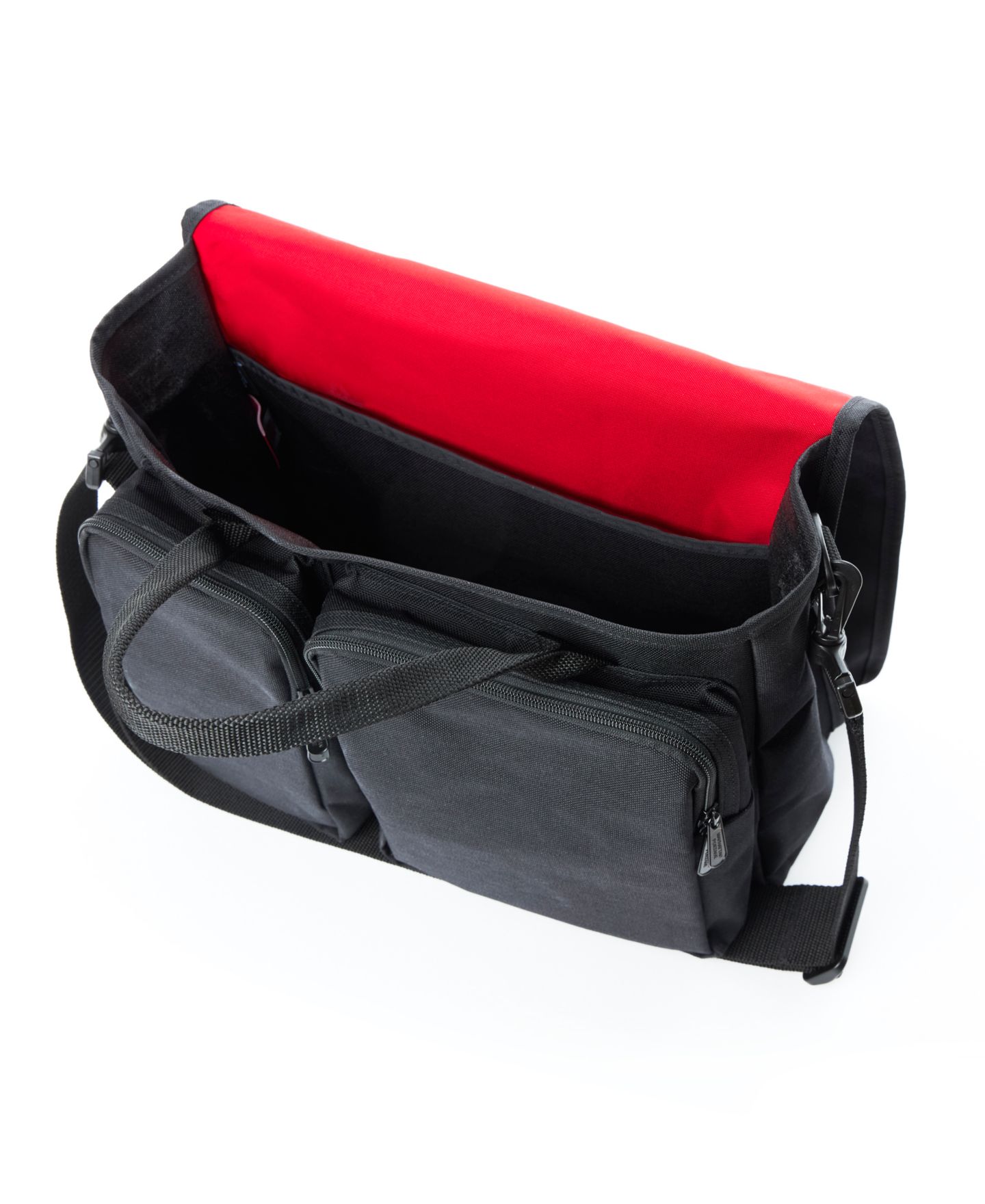 Женская сумка Manhattan Portage Large DJ Bag Deluxe Messenger, цвет: Чёрный — фото 4