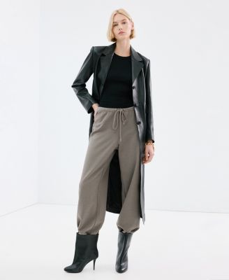 Women's Elastic Waist Cotton Pants