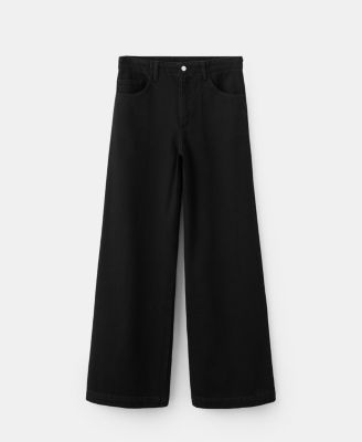 Women's Wide Leg Mid-Rise Jeans