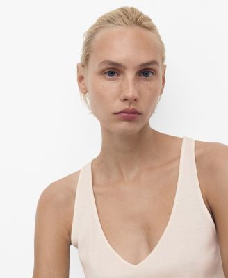 Women's Cotton V-Neck Tank Top