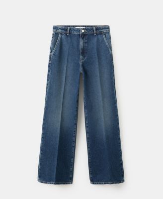 Women's Wide Leg Mid-Rise Jeans