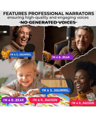 Educational Toys for Kids 5-7 Year Old - Set of 4 Vertical 4 Learning Wall Chart