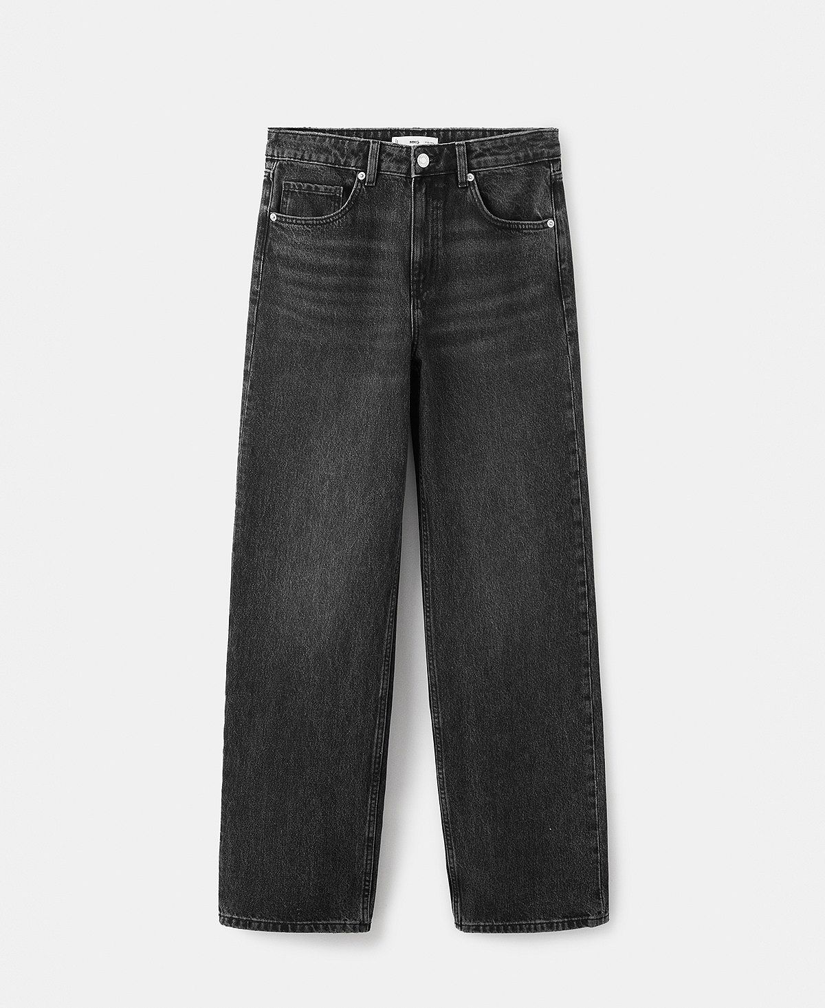 Mango Women's Straight Low-Waist Jeans view 2 — MAYCSS fashion products