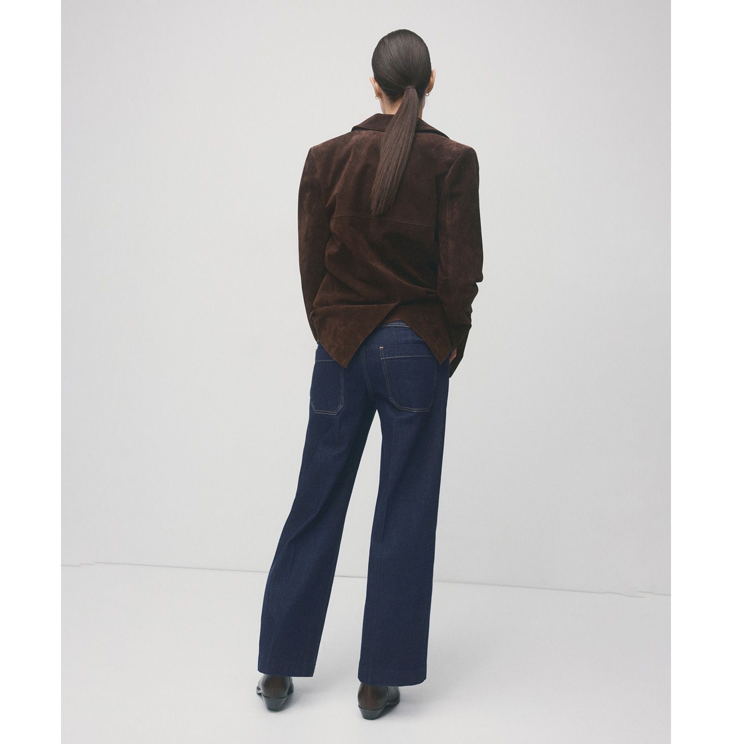 Женские джинсы MANGO Pockets Wide Leg Maternity, цвет: Синий — фото 6