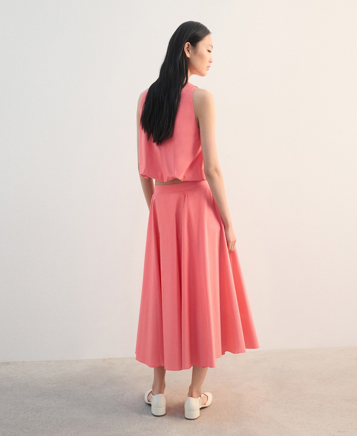 Mango Women's Flared Midi-Skirt