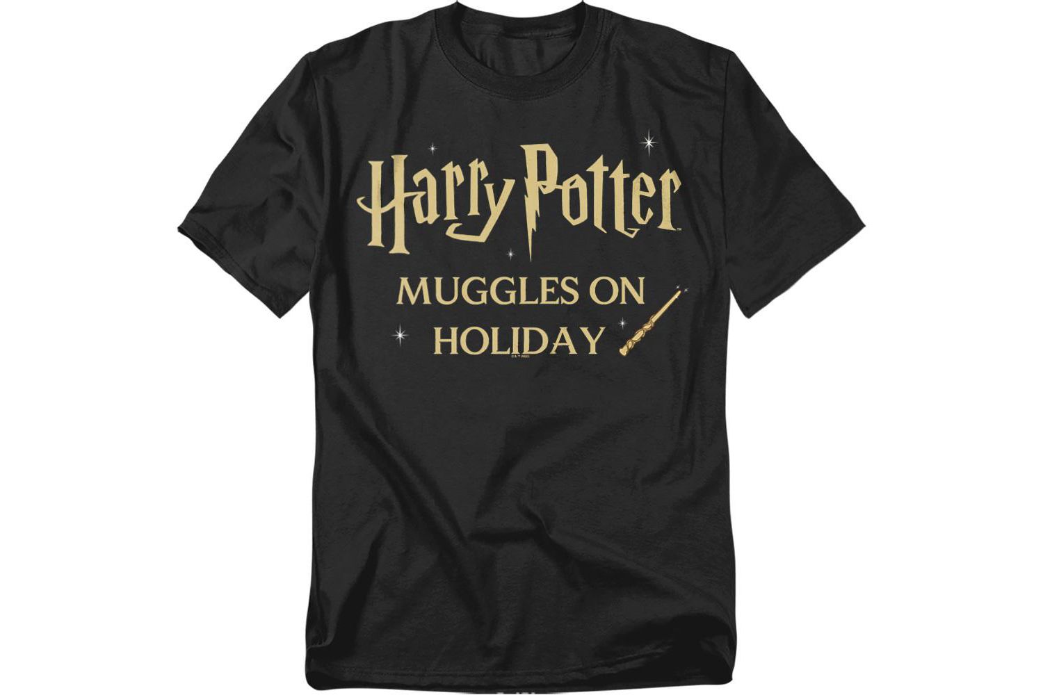 Men's Muggles On Holiday Wand T-Shirt