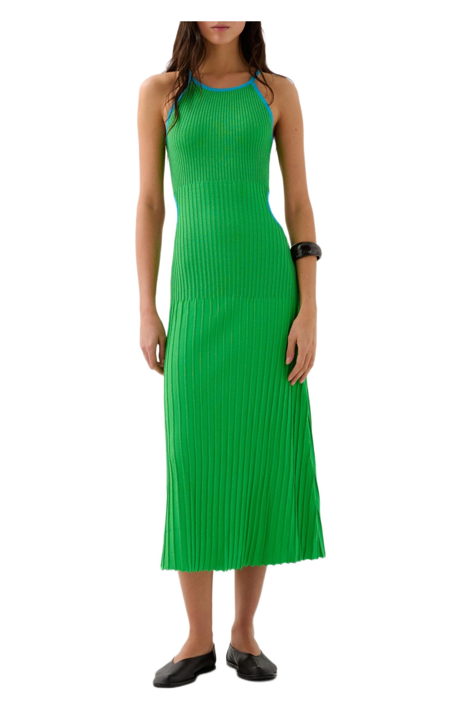 Women's Lurex Knit Open Dress