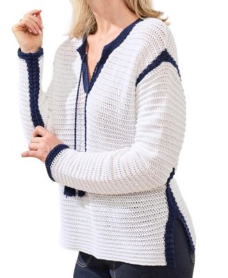 Women's Notch Collar Sweater