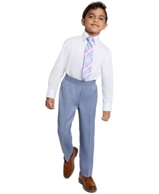 Boys' 4T-7 V-Neck Vest, Pants, Long-Sleeve Shirt and Tie, 4-Piece Set