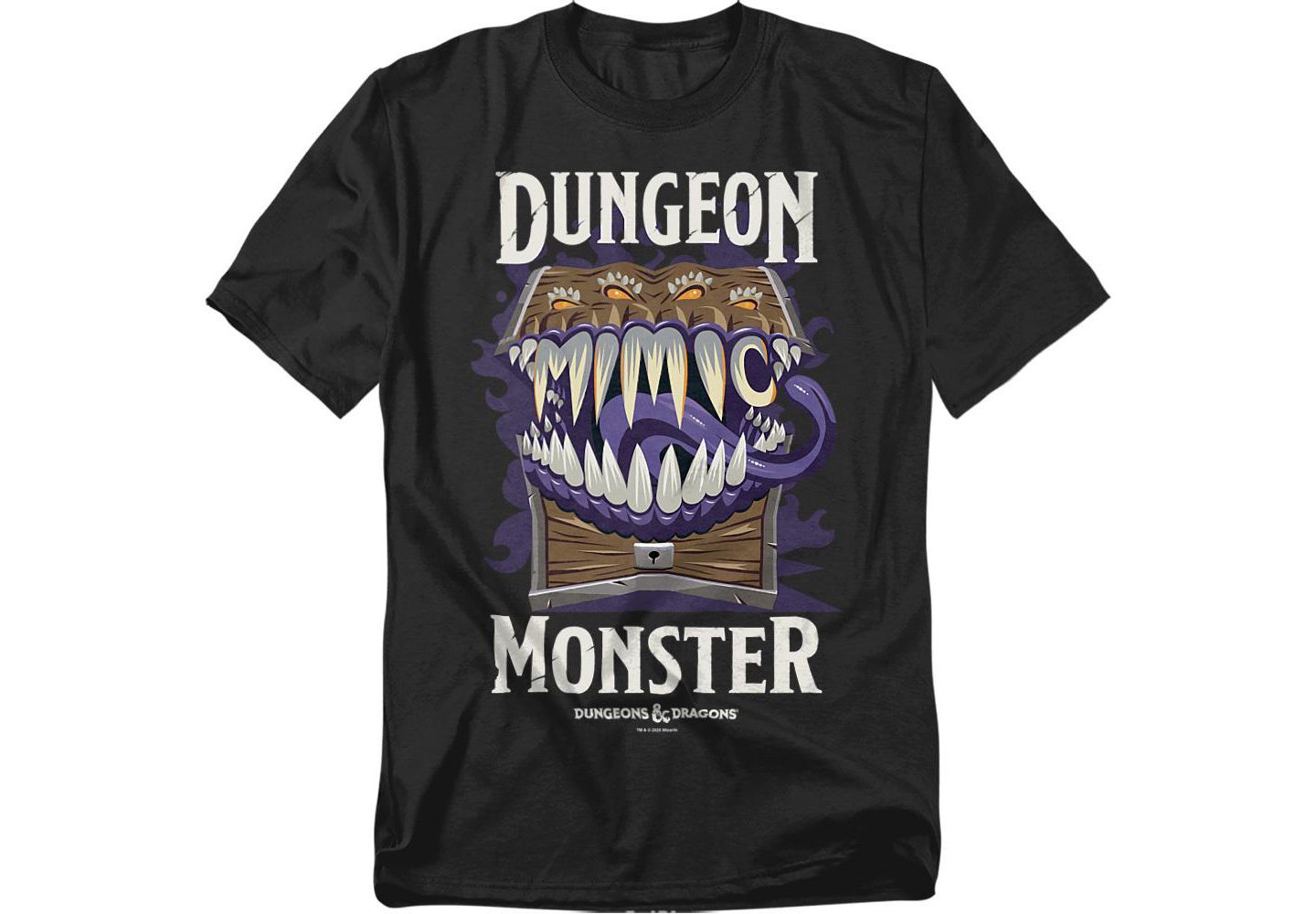 Мужская футболка D&D Mimic Dungeon Monster, цвет: Чёрный — фото 1