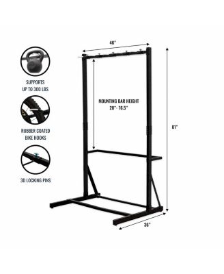 Freestanding G-Bike | Holds 5 Bikes