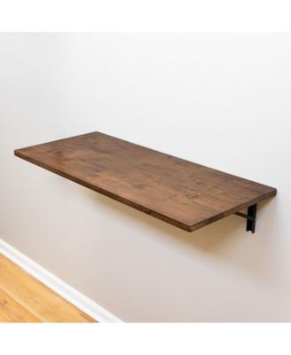 Wakefield Foldable Workbench, Dark Wood Tabletop, Heavy-Duty Table