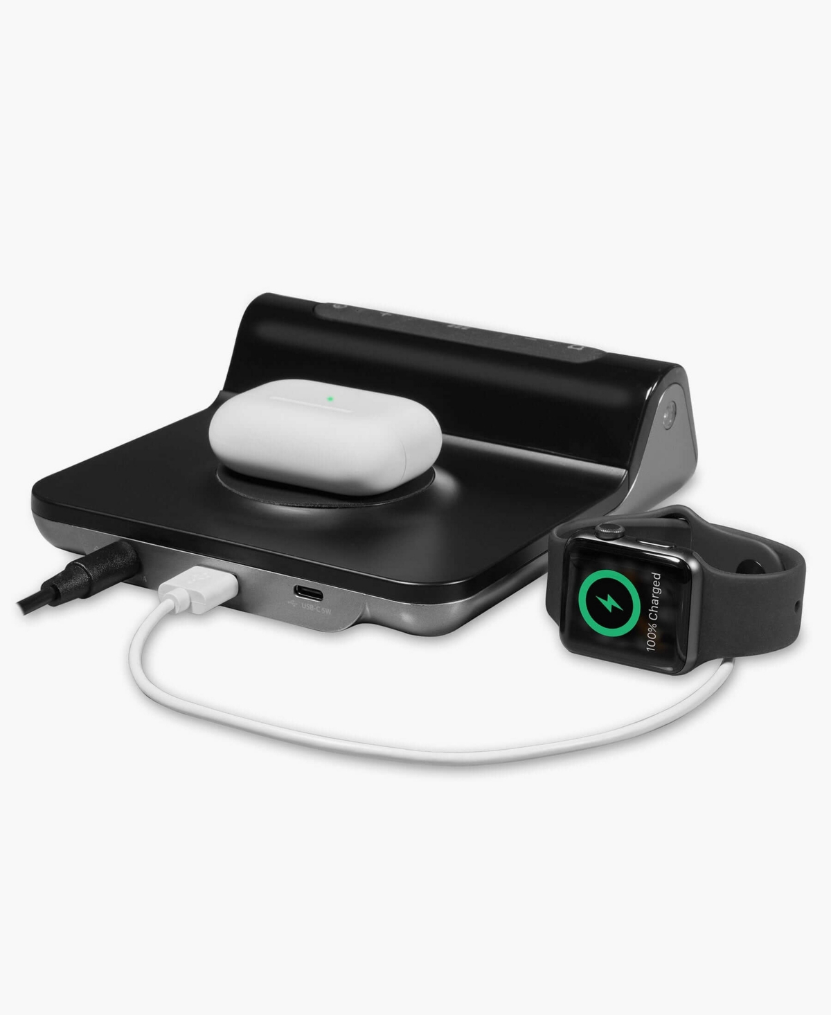 iHome iW23 Triple Charge Wireless Alarm Clock With Usb-a and Usb-c Charging