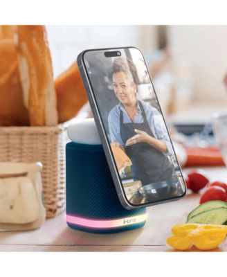 Power Tower Bluetooth Wireless Charging Speaker with Night Light