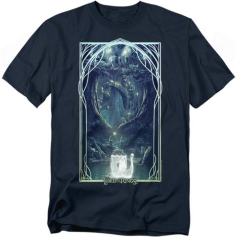 Мужская футболка Lord Of The Rings Epic Journey Lorthlorien, цвет: Тёмно-синий