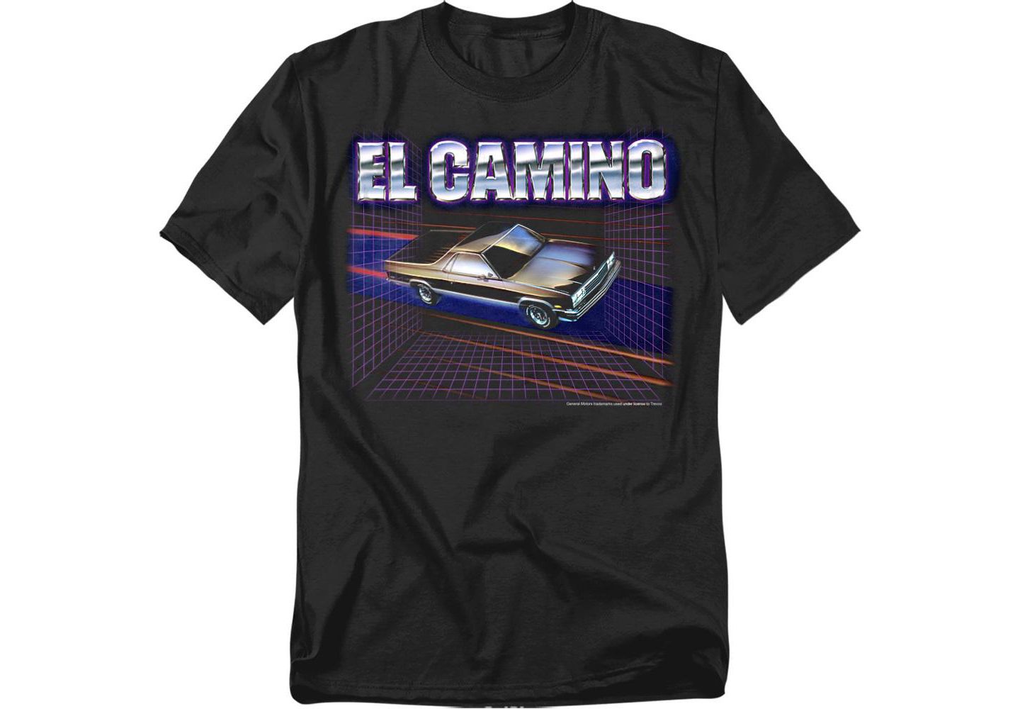 Мужская футболка Corvette Big & Tall Chevrolet El Camino 85 T-Shirt, цвет: Чёрный — фото 1