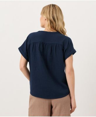 Women's Cotton Coastal Double Gauze Popover