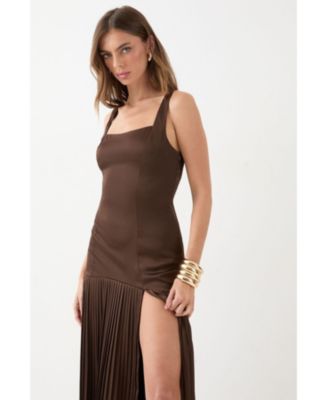 Women's Premium Pleated Skirt Bridesmaid Dress