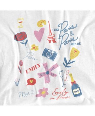 Men's Simple Icon Collage Fun T-Shirt