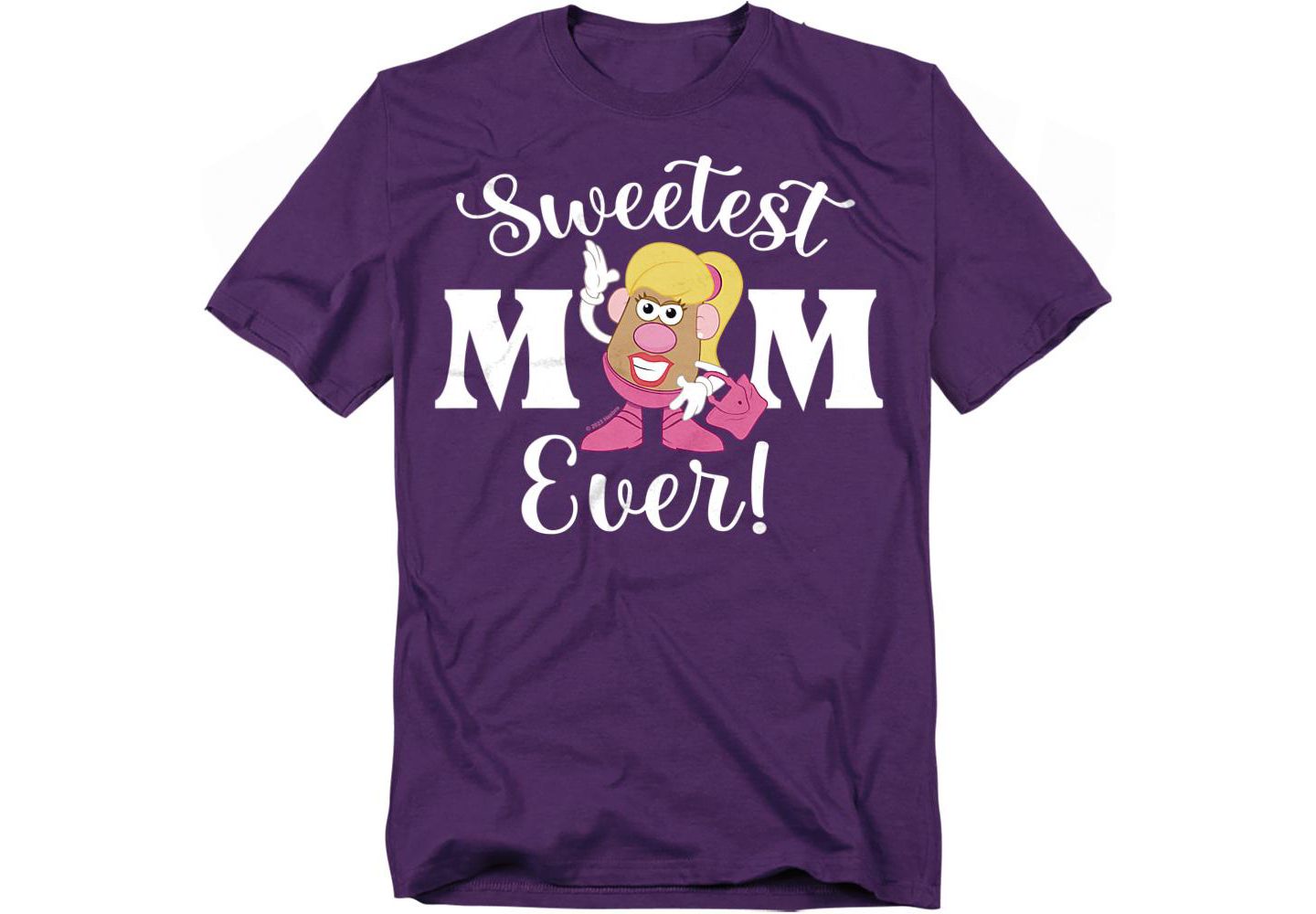 Мужская футболка D&D Mr. Potato Head Mother's Day Sweetest Mom, цвет: Фиолетовый — фото 1
