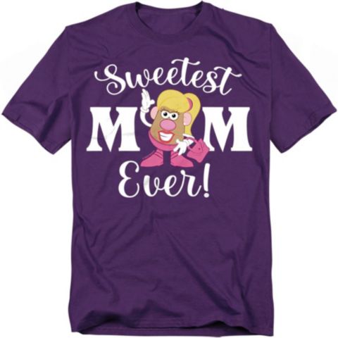 Мужская футболка D&D Mr. Potato Head Mother's Day Sweetest Mom, цвет: Фиолетовый