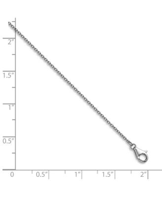 Solid 950 Platinum 1.1mm Cable Chain Necklace 16-24 Inch Chain Necklace