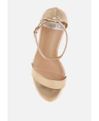 Rag and Co Womens Volora Dressy Wedge Heel Sandals