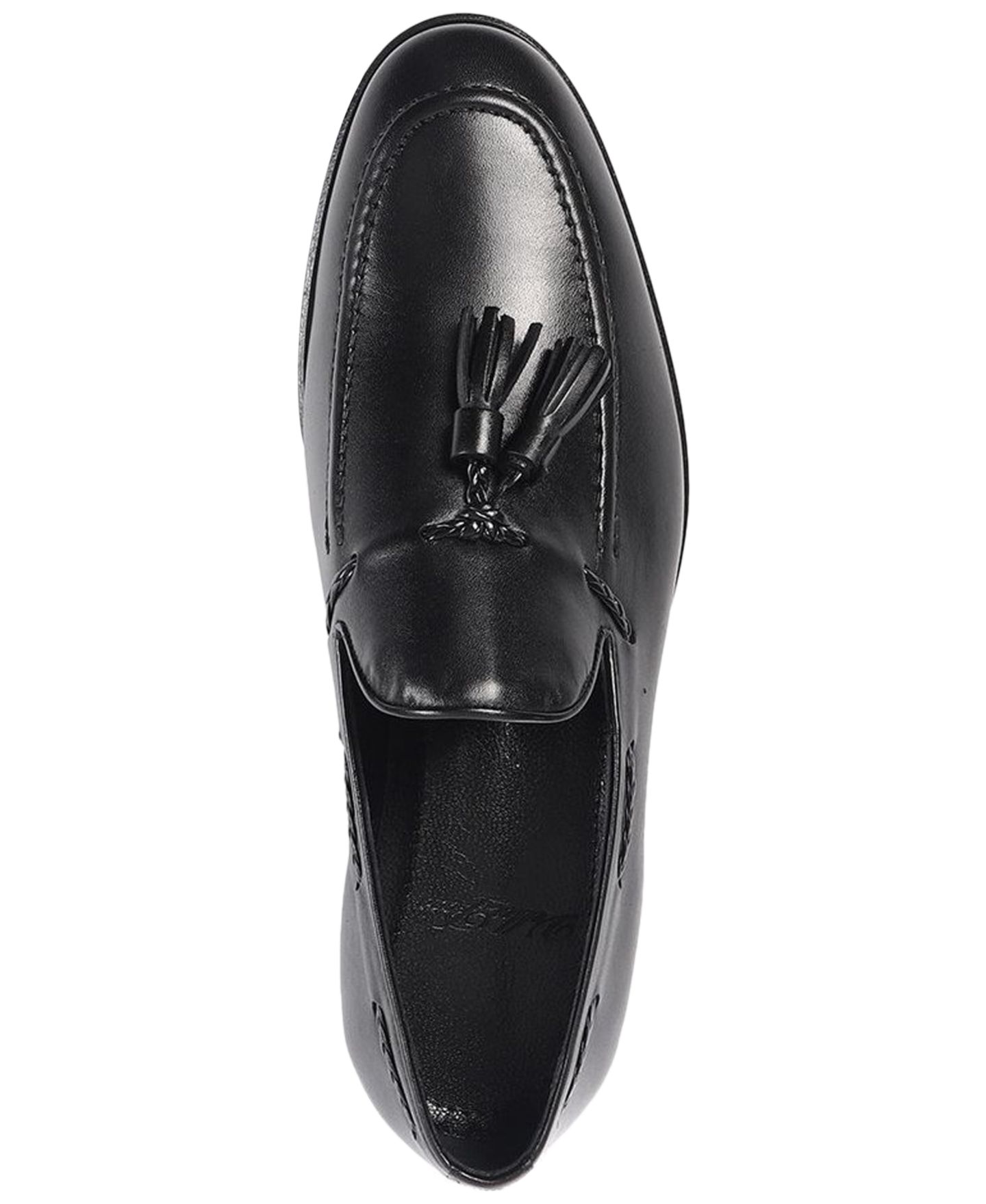 Мужские туфли VELLAPAIS Fairfield Tassel Slip-On, цвет: Чёрный — фото 4