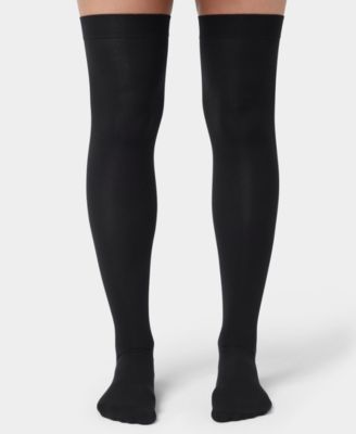 Women's Opaque Contrast Bold Over The Knee Socks