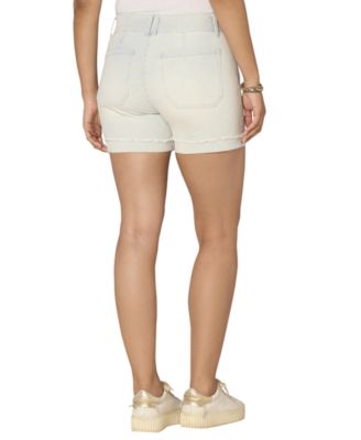 Petite High-Rise Denim Shorts