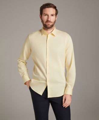 Men's Diamond Dobby Slim Fit Dress Shirt