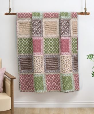 Priya Reversible Cotton Blend Throw, 50" x 60"