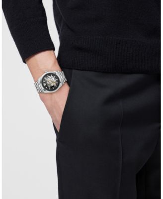 Men's Millenyium Limited Edition Automatic Silver Stainless Steel Bracelet Watch, 40mm