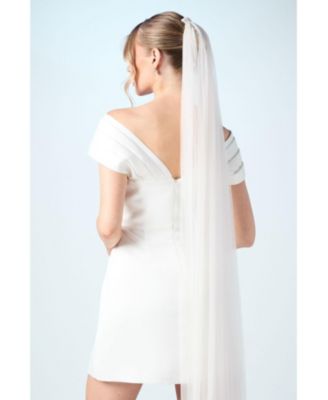 Women's Bardot Bridal Mini Dress