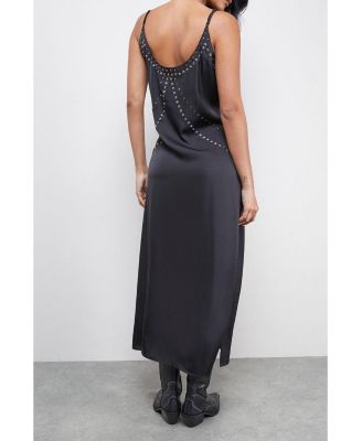 Women's Premium Stud Embellished Slip Dress