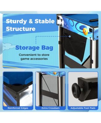 10-in-1 Multi-Game Table Set with Table Tennis, Basketball & Soccer