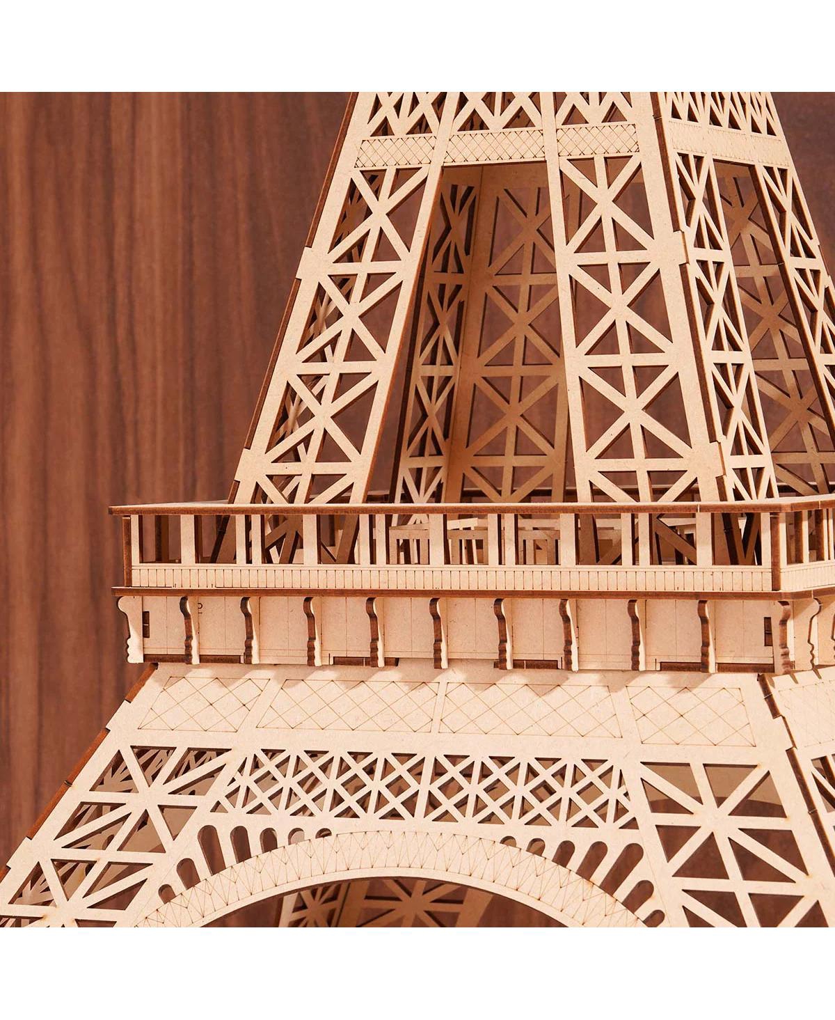 Robotime 3D Puzzles Eiffel Tower Plus Building Model Kits Gift for Teens Adult