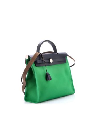 31 Herbag Zip Leather and Toile