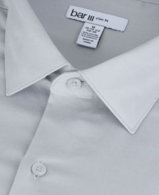 Men's Sateen Slim-Fit Dress Shirt