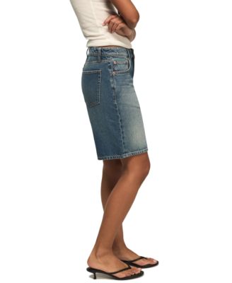 Women's Relaxed Fit Low-Rise Bermuda Shorts