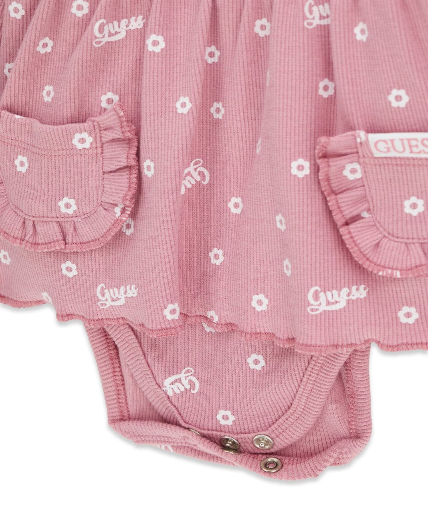 Baby Girls' Stretch Rib Long-Sleeve Bodysuit and Pant, 2-Piece Set