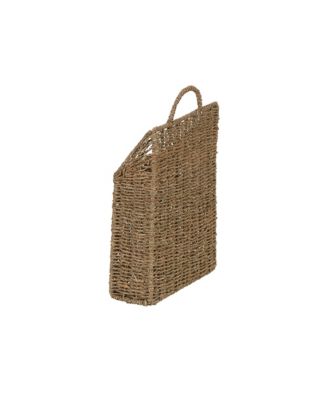 Rectangular Wicker Hanging Baskets, Set of 2, Small and Large