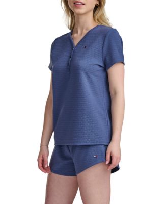 Women's 2-Piece Henley and Boxer-Set