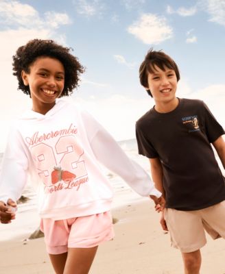 Girls' Strawberry Pull-On Hoodie