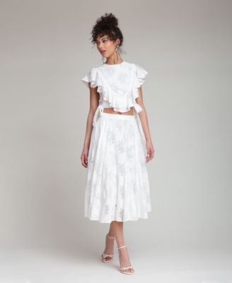 Women's Ruffle-Trimmed Top