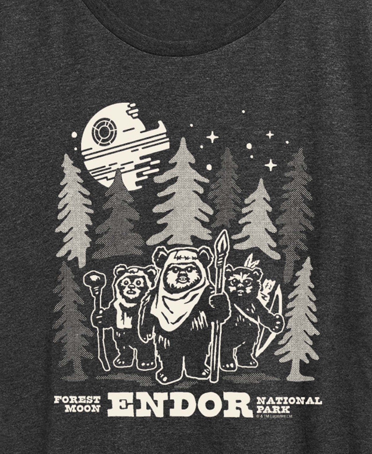 Hybrid Apparel Plus Star Wars Endor Wildlife Short-Sleeve Graphic T-Shirt