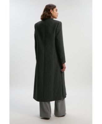 Women's Double Breasted Tailored Maxi Coat