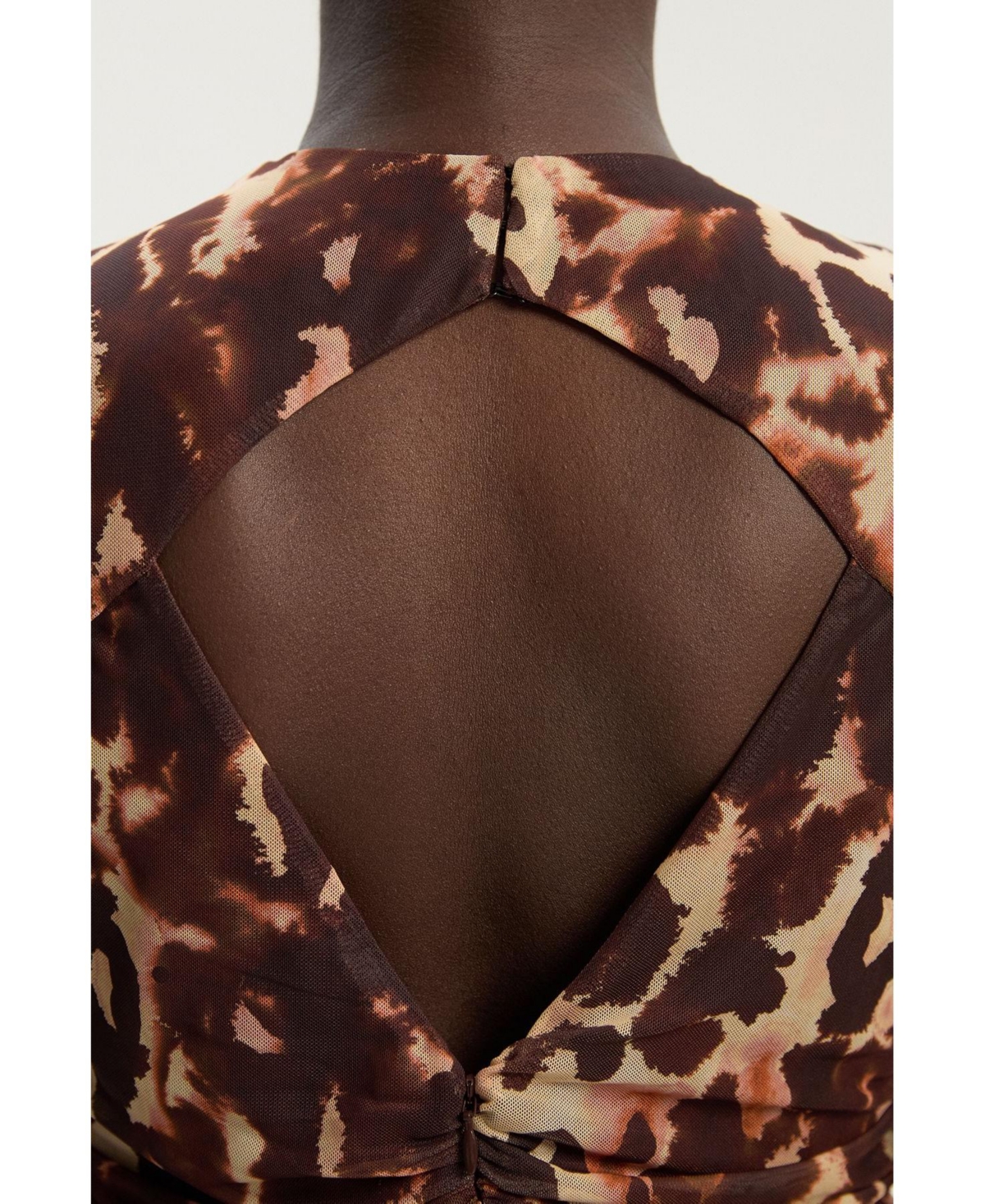 Karen Millen Women's Sculpted Ruched Maxi Dress